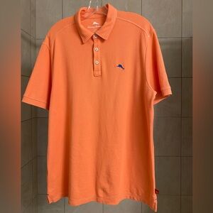 EUC Tommy Bahama men’s 3-button placket polo shirt, size Large